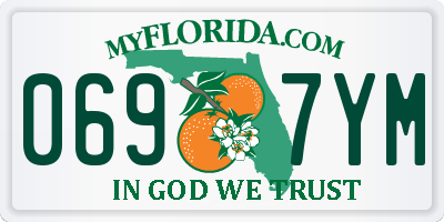 FL license plate 0697YM