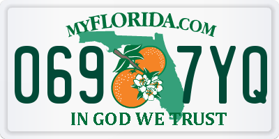 FL license plate 0697YQ