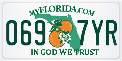 FL license plate 0697YR