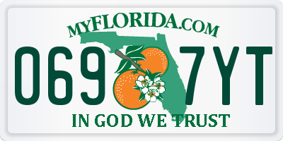 FL license plate 0697YT