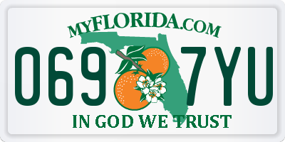 FL license plate 0697YU