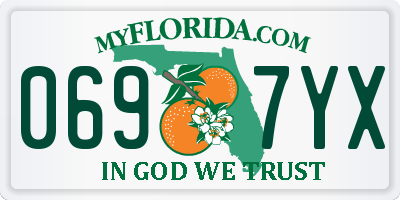FL license plate 0697YX
