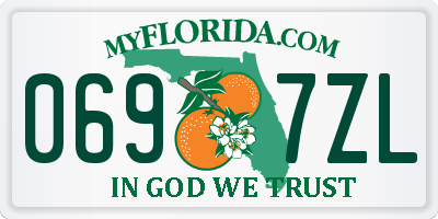 FL license plate 0697ZL