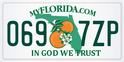 FL license plate 0697ZP