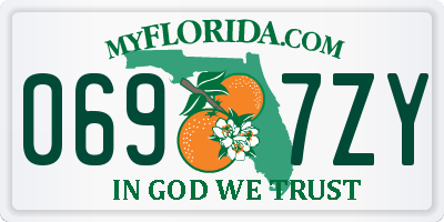 FL license plate 0697ZY