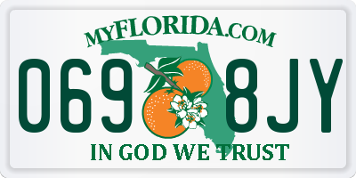 FL license plate 0698JY