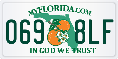 FL license plate 0698LF