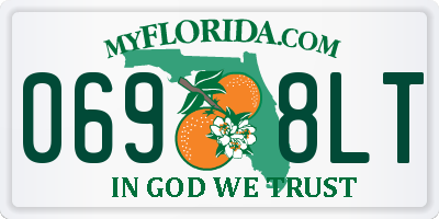 FL license plate 0698LT