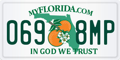 FL license plate 0698MP