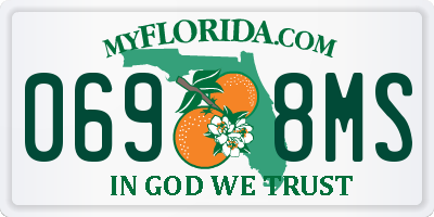 FL license plate 0698MS