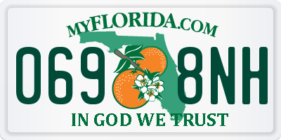 FL license plate 0698NH