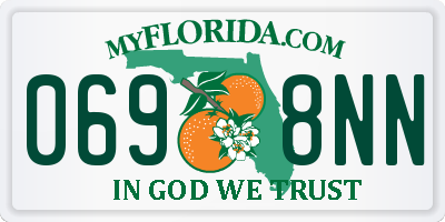 FL license plate 0698NN
