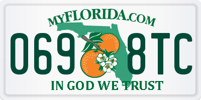 FL license plate 0698TC