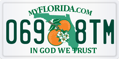 FL license plate 0698TM