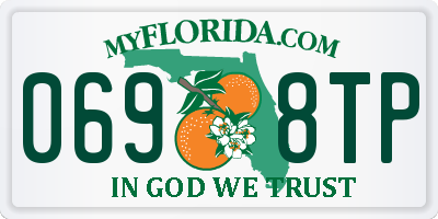 FL license plate 0698TP