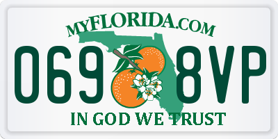 FL license plate 0698VP