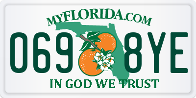 FL license plate 0698YE