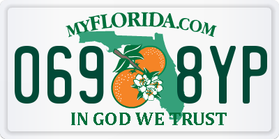 FL license plate 0698YP