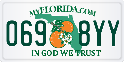 FL license plate 0698YY