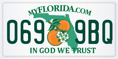 FL license plate 0699BQ