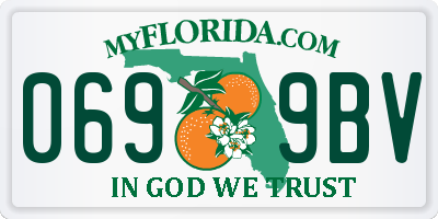 FL license plate 0699BV