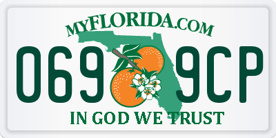 FL license plate 0699CP