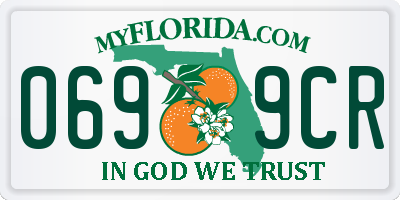 FL license plate 0699CR