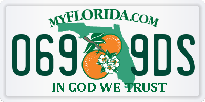 FL license plate 0699DS
