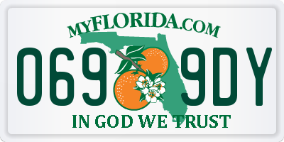 FL license plate 0699DY