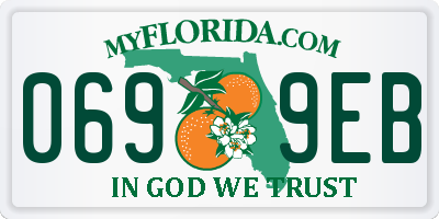 FL license plate 0699EB