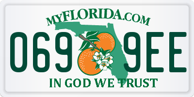 FL license plate 0699EE
