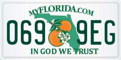FL license plate 0699EG