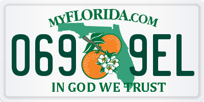 FL license plate 0699EL