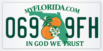FL license plate 0699FH