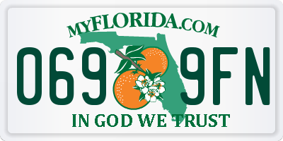 FL license plate 0699FN