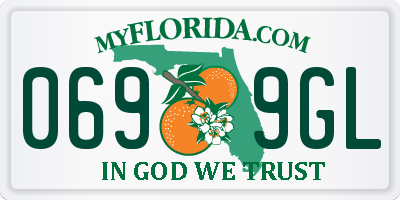 FL license plate 0699GL