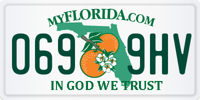 FL license plate 0699HV