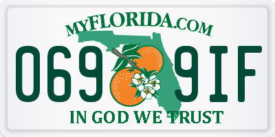 FL license plate 0699IF