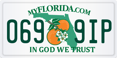 FL license plate 0699IP