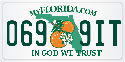 FL license plate 0699IT
