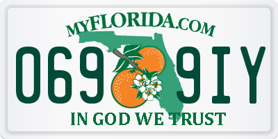 FL license plate 0699IY