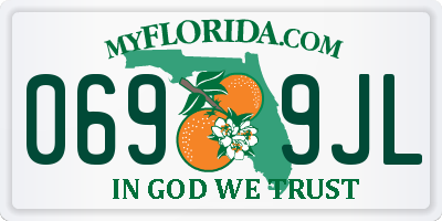 FL license plate 0699JL