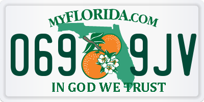 FL license plate 0699JV
