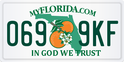 FL license plate 0699KF