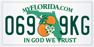 FL license plate 0699KG