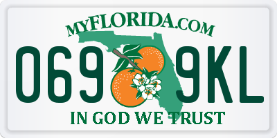 FL license plate 0699KL