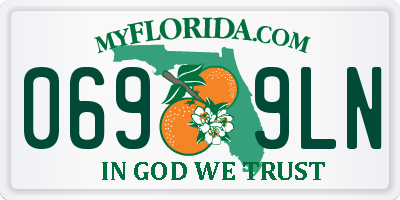 FL license plate 0699LN