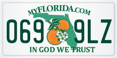 FL license plate 0699LZ
