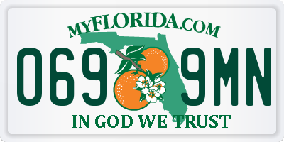 FL license plate 0699MN