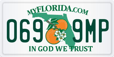 FL license plate 0699MP